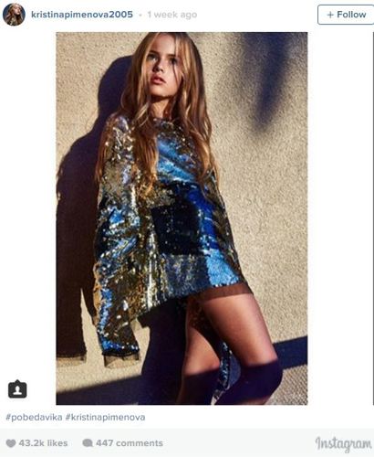 Image result for Little Girl Modeling Provocatively