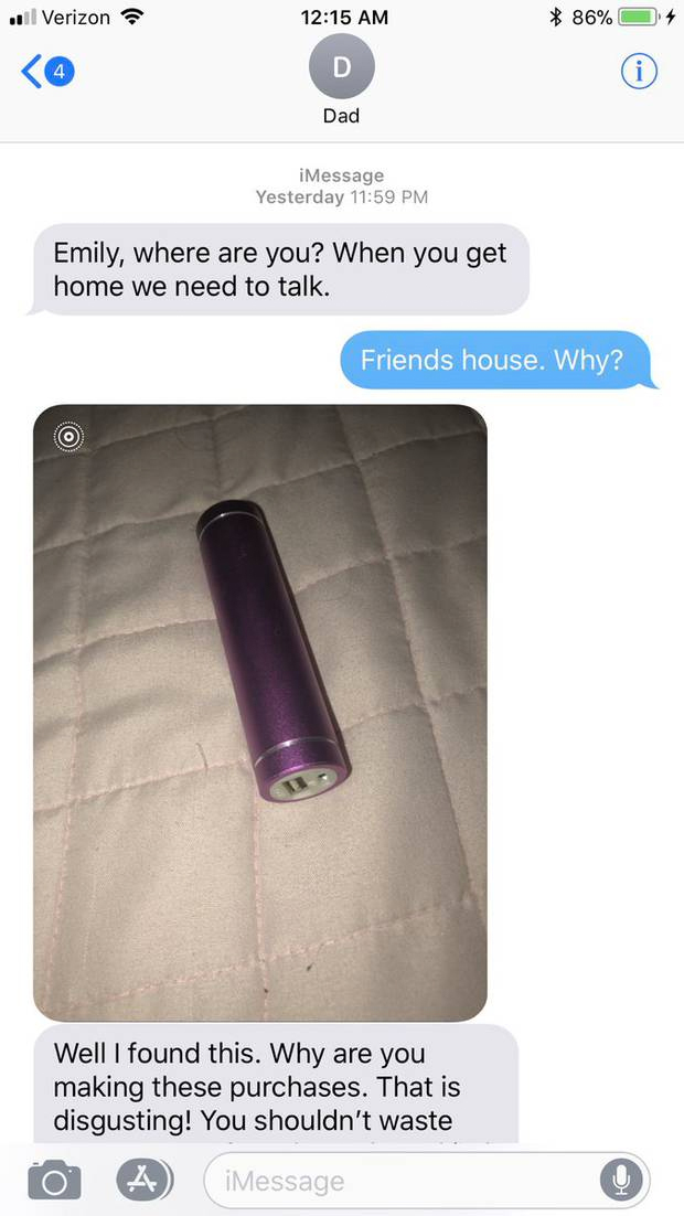 Teen Shares Unbelievably Embarrassing Texts From Her Confused Father