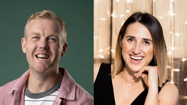TVNZ Breakfast presenter Matty McLean and Polly Harding are joining The Hits in 2024. Photo / Michael Craig