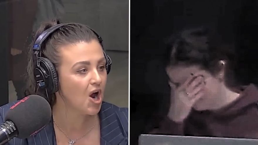 Chaos in the studio: Megan & Grace fight