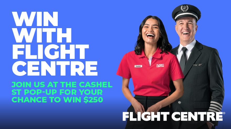 Flight Centre's BIG Red Pop-up