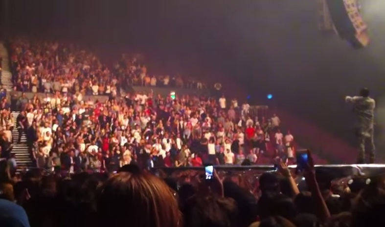 Kanye West calls out wheelchair-bound pair for not standing up at his concert