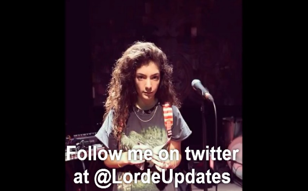 Lorde at 12 singing 'Use Somebody' from Kings of Leon