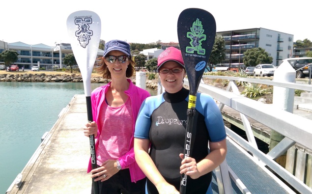 VIDEO: Sarah gives Paddleboarding a crack