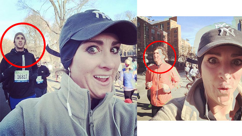 Marathon Runner's Funny Selfies