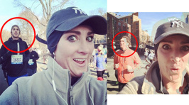 Marathon Runner's Funny Selfies