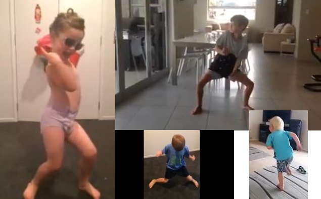 WARNING: FAR TOO CUTE! Your kids doing "Uptown Funk"!