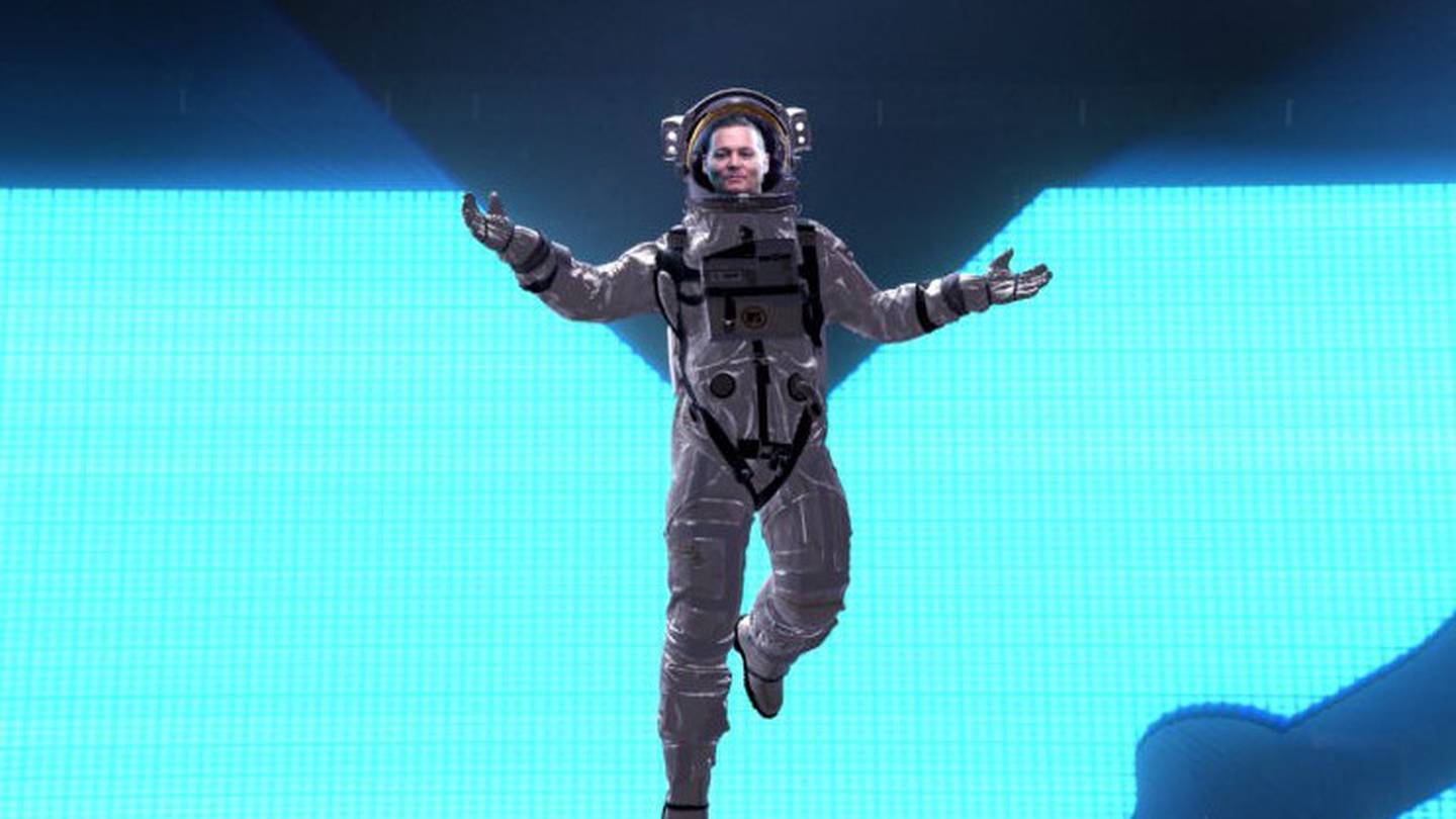 Johnny Depp begs for work in bizarre VMA cameo as the MTV Moonman