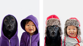 Adorable Photos of 10 Month-Old Child and Rescued Dog