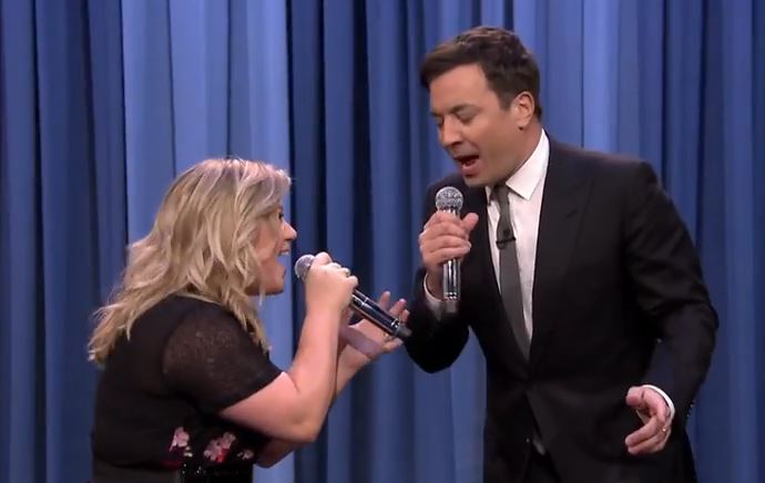 Jimmy Fallon and Kelly Clarkson sing EVERY Duet!