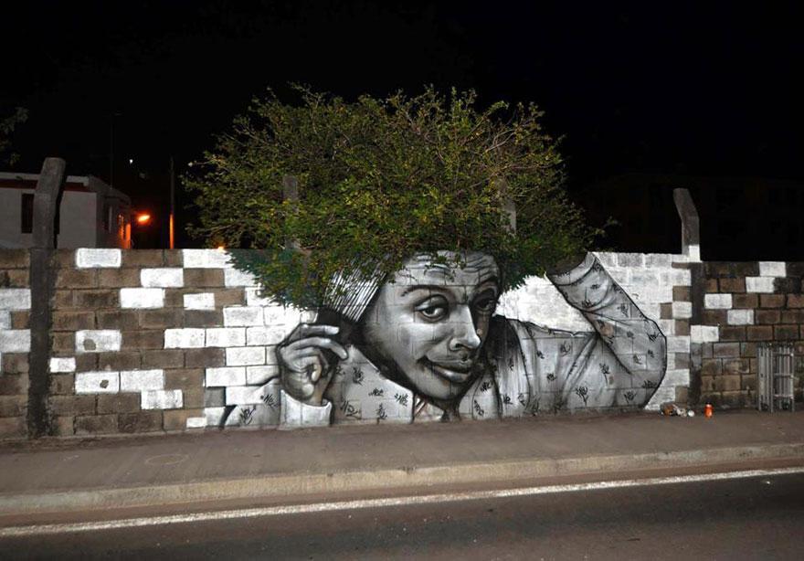 Clever Street Art Interacting with its Surroundings
