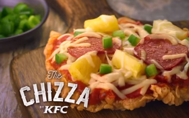 KFC announce "The Chizza”... The chicken crusted pizza!