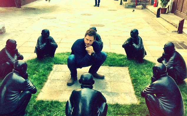 Chris Pratt Tours The World With His Lego Lookalike