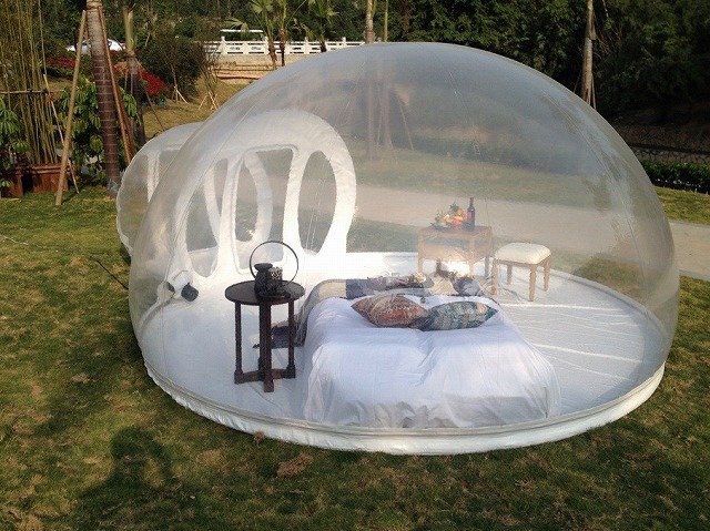 Transparent Bubble Tent Lets You Sleep Underneath the Stars