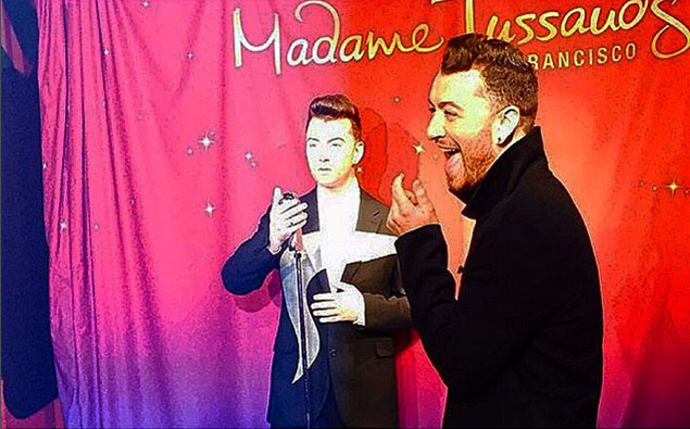 Sam Smith Had A LOT Of Fun At Madame Tussauds