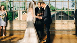 A Bridesmaid Accidentally Upstaged A Bride During Her First Kiss