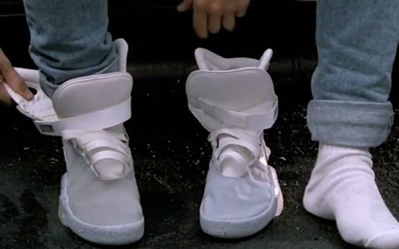 Michael J Fox Was Gifted A Real-Life Pair Of Self-Lacing Shoes