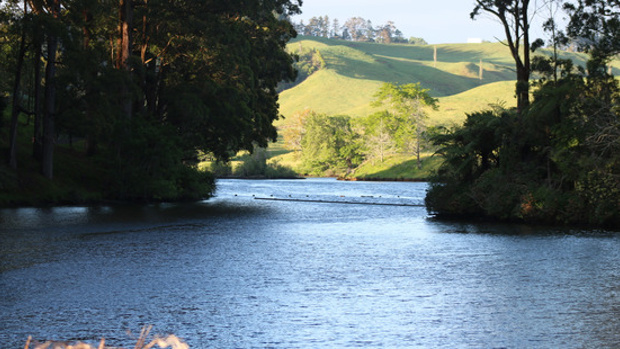 One man drowned and another is missing after a rope swing snapped at McLaren Falls yesterday evening. Photo / Daniel Hines