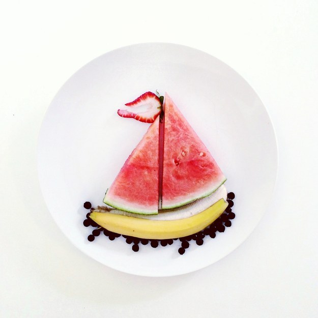 Art Created by Playing With Food