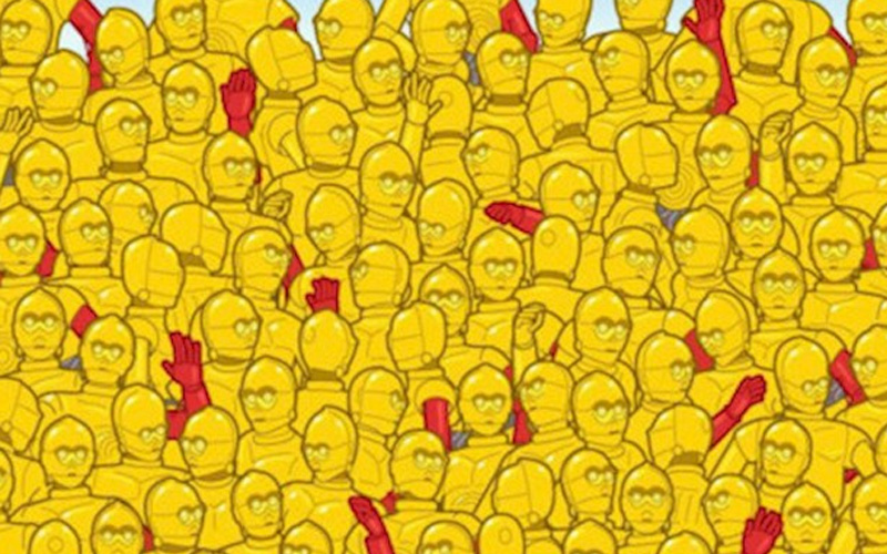 Can You Find The Oscar Among The C-3PO's from Star Wars?
