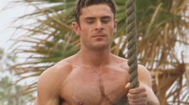 Zac Efron Looks Incredibly Ripped As He Films Topless For 'Baywatch'