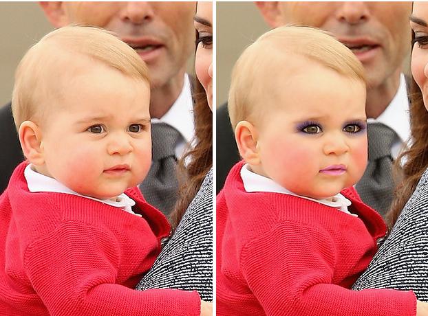 If Famous Men Wore Makeup