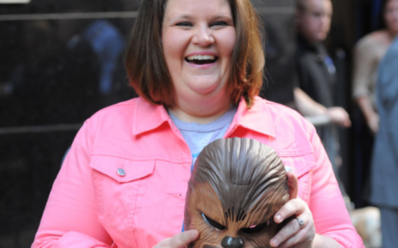 Chewbacca Mum Streams Live Facebook Video Singing to Victims of Dallas Shooting
