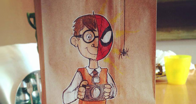 This Amazing Dad Adds Some Magic to his Kid's Lunchbag