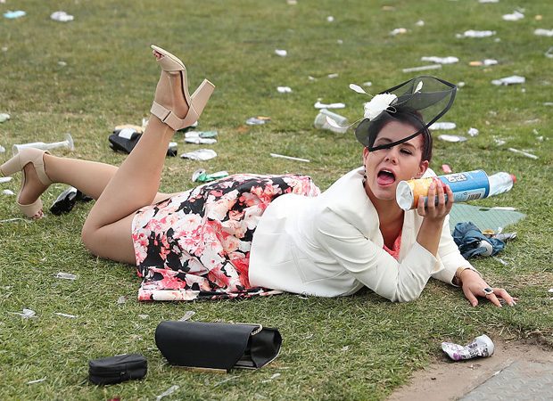 4 Photos That Prove That The Melbourne Cup Is Still Just A Big Heels-Up