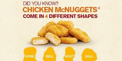 McDonald's reveals the truth about Chicken McNugget shapes...