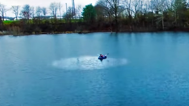 Watch: How you can calm an entire lake with a tablespoon of olive oil