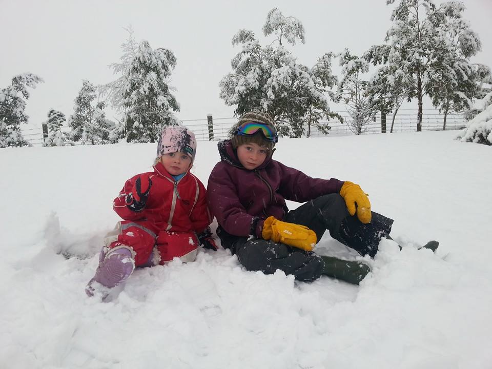 It's Snowing in Te Anau!