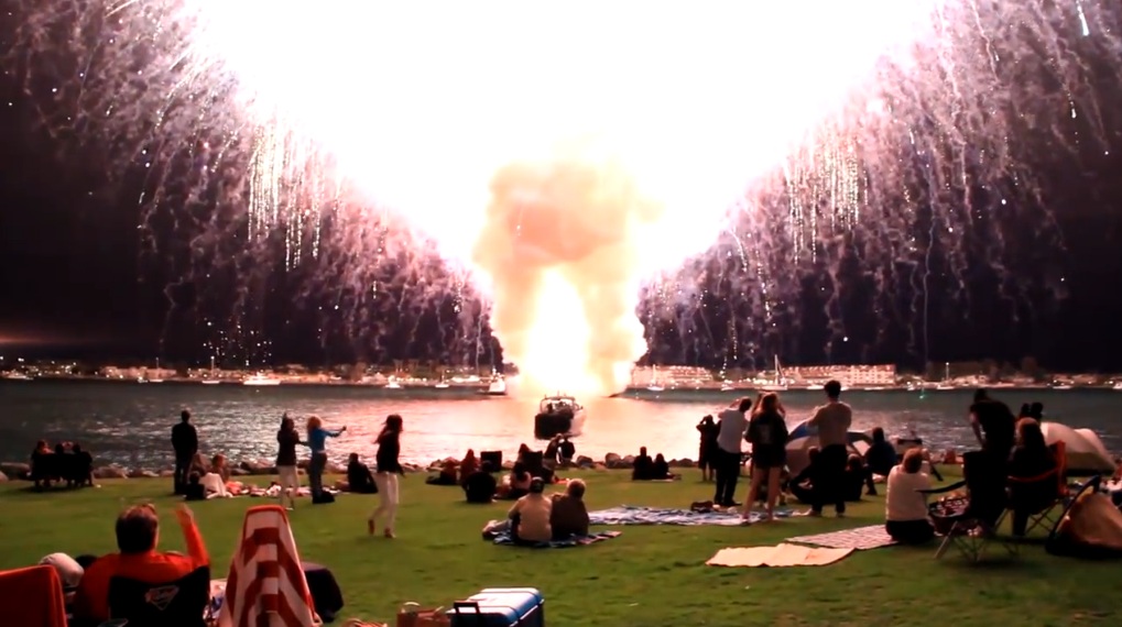 7000 fireworks accidentally go off all at once!