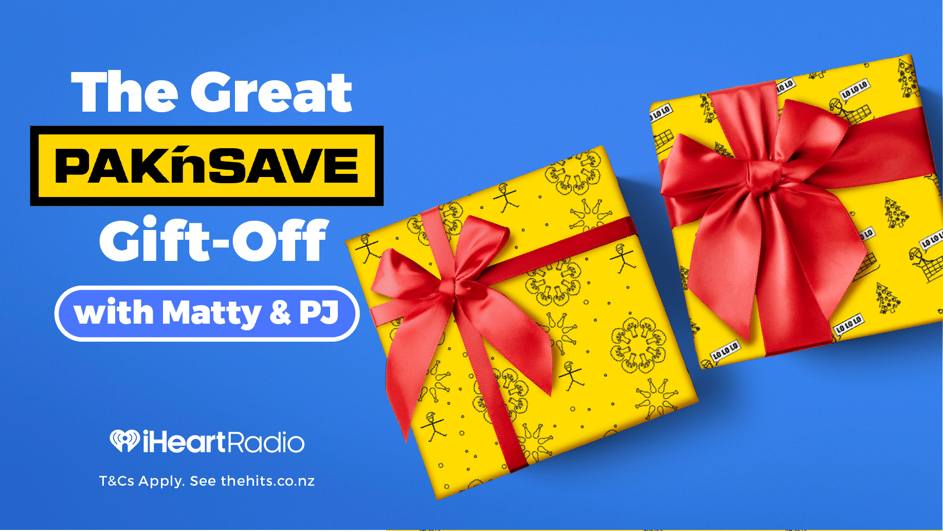 The Great PAK’nSAVE Gift-Off: Your chance to WIN big with Matty & PJ 