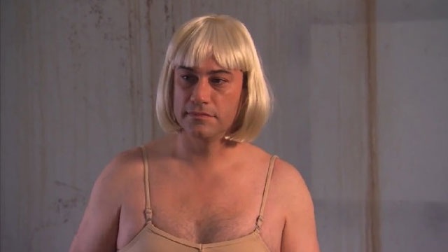 Jimmy Kimmel attempts the 'Chandelier' dance