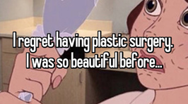 People reveal their biggest plastic surgery regrets