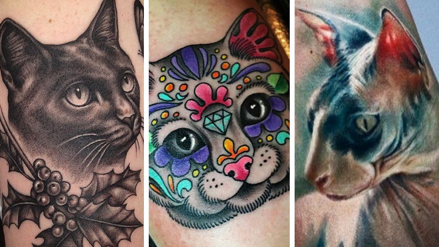 These cat-lovers have expressed their affection for their feline friends in the most permanent way