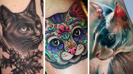 These cat-lovers have expressed their affection for their feline friends in the most permanent way