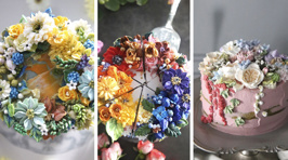 These insanely beautiful floral cakes look too good to eat