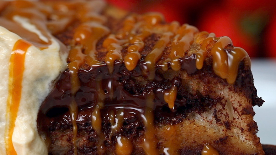 Baileys chocolate stuffed French toast recipe