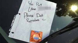 Drives share the hilarious passive aggressive notes they've received about their awful parking