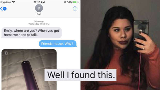 Teen Shares Unbelievably Embarrassing Texts From Her