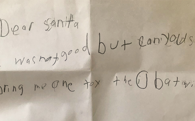 Parents share their kids' cute Christmas letters to Santa