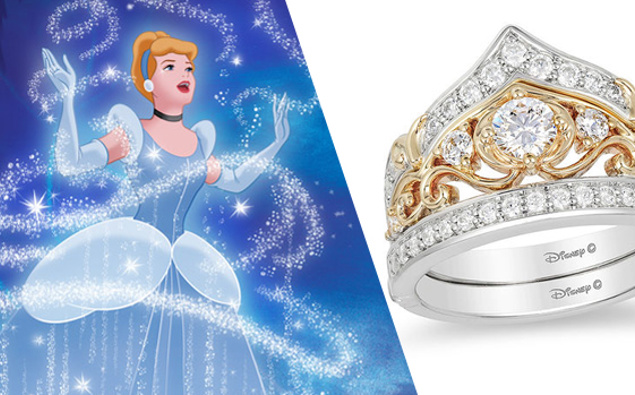 Apparently there are Disney Princess-themed engagement rings!