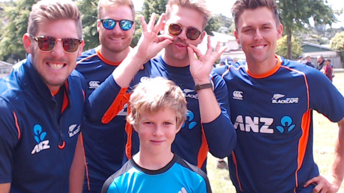 MS Ford & NZ Black Caps Kids Training Day