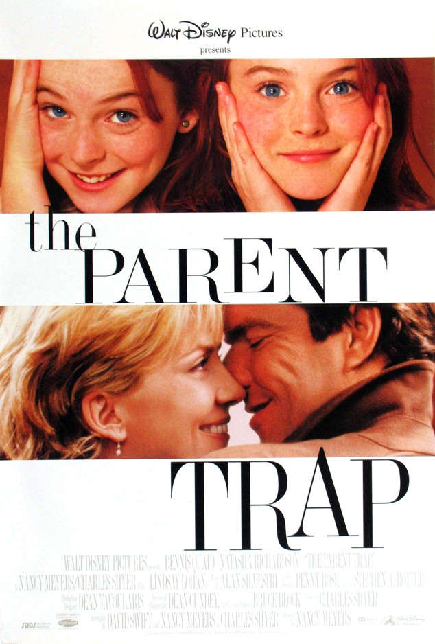 The Parent Trap is a story about teenage twins Hallie and Annie, played by Lindsay Lohan, on a quest to reunite their divorced parents. The film also stars Dennis Quaid, the late Natasha Richardson and Elaine Hendrix.
