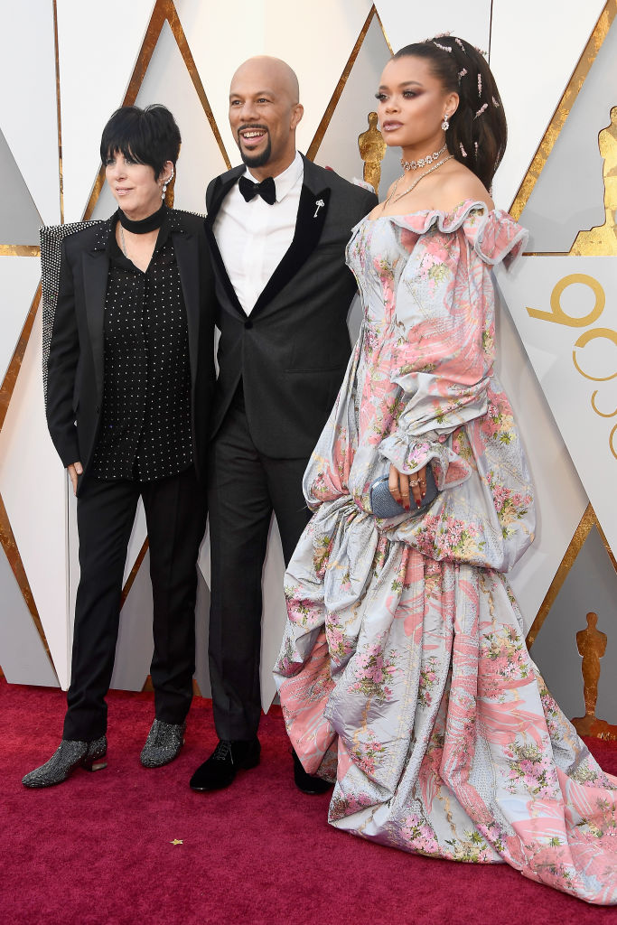 Diane Warren, Common, and Andra Day. Photo / Getty