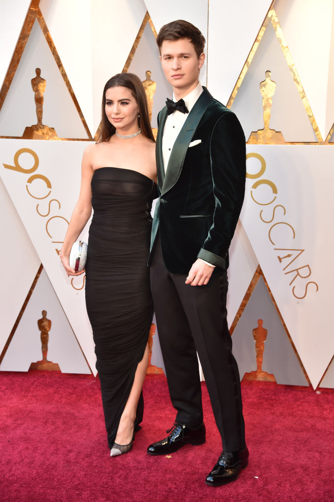 Violetta Komyshan and Ansel Elgort. Photo / Getty