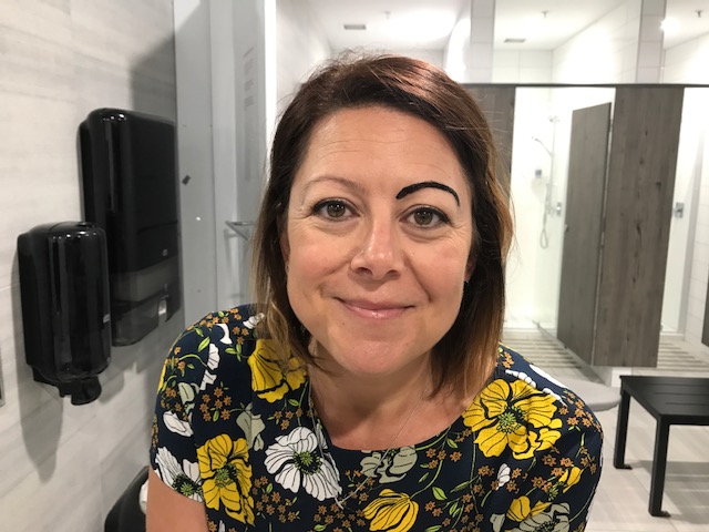 One side done and drying