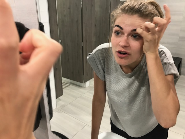 Attempting to start the peel off but still a little tacky after 10minutes of being on.
Does say to wait 20mins to 2 hours....we should probably wait longer